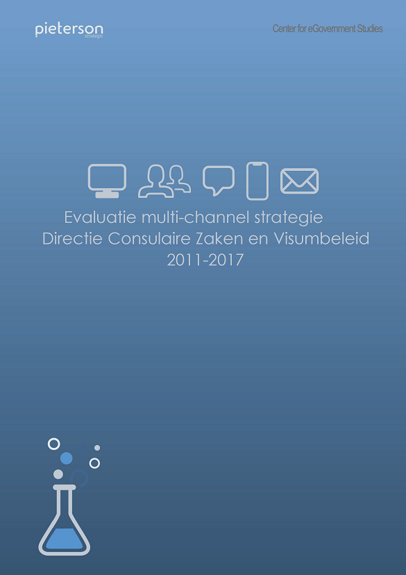 Cover van het externe rapport van de evaluatie multi-channelstrategie